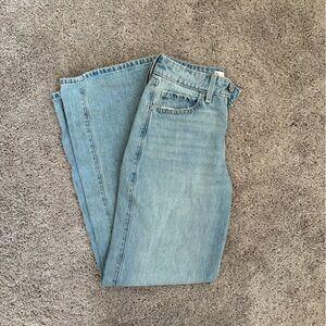 Hollister High-Rise Baggy Light Blue Jeans